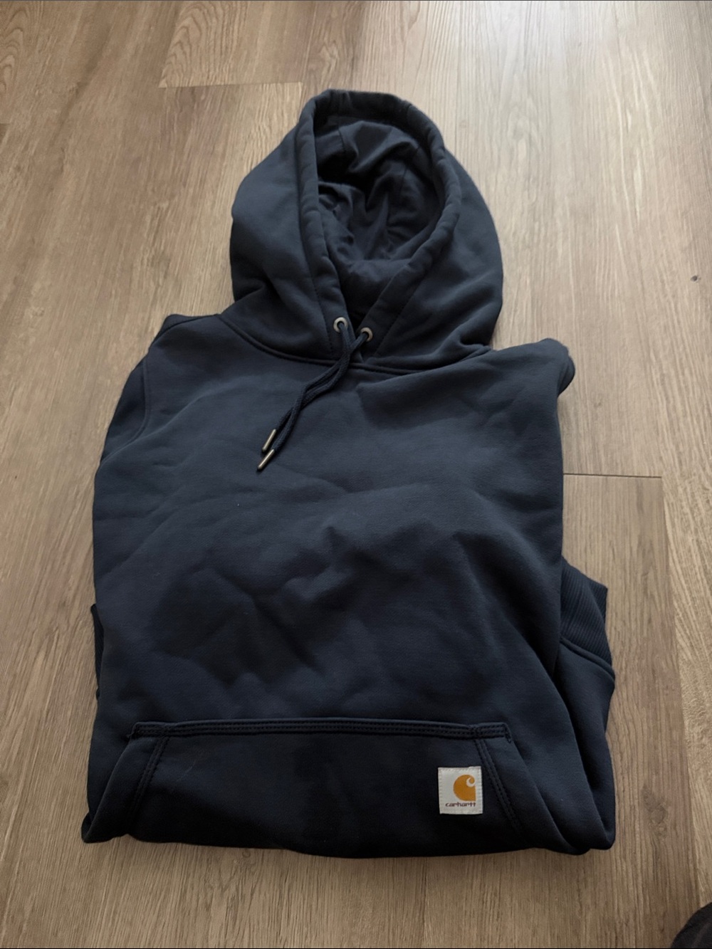 Carhartt Navy Crewneck Hooded Sweatshirt
